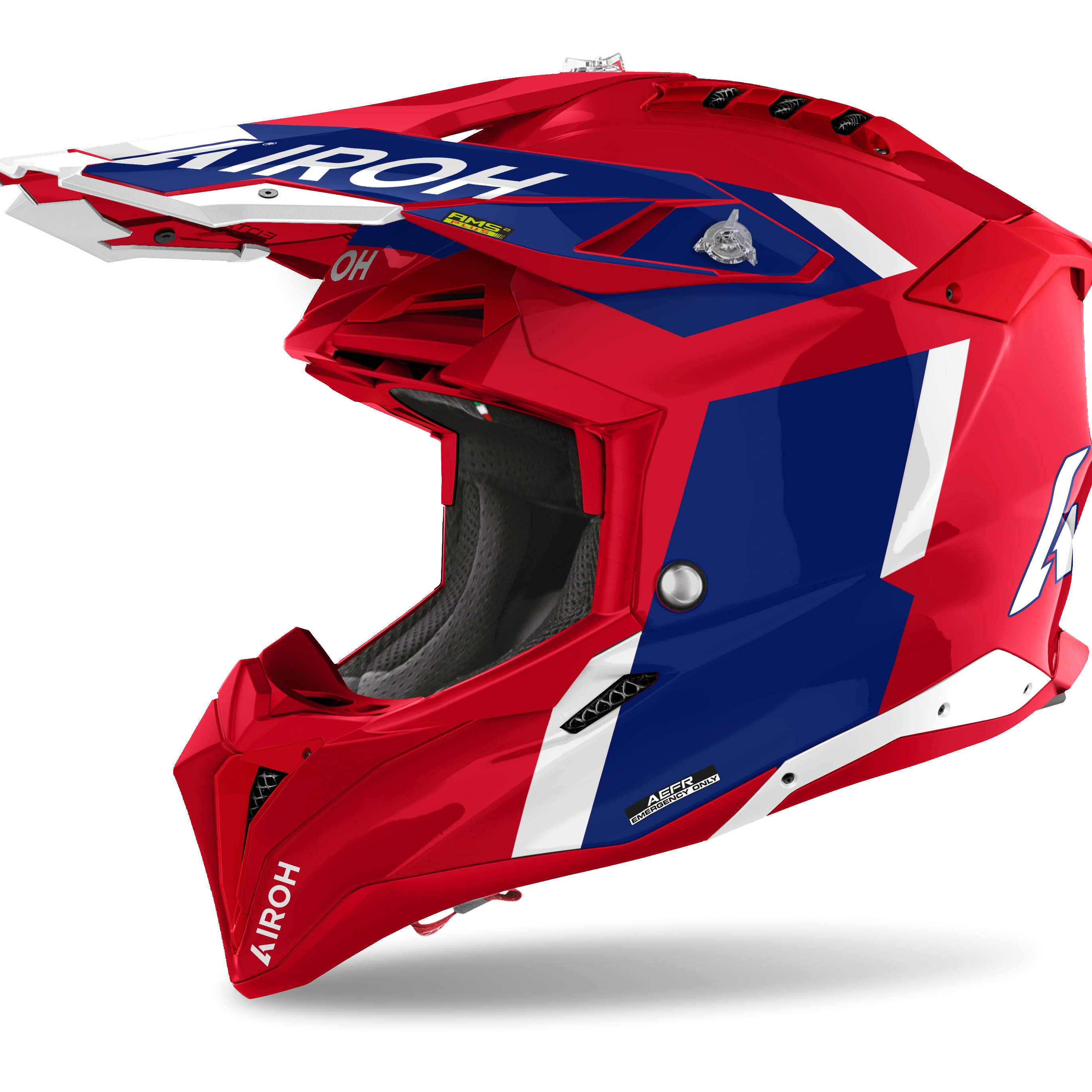 white, red, blue,