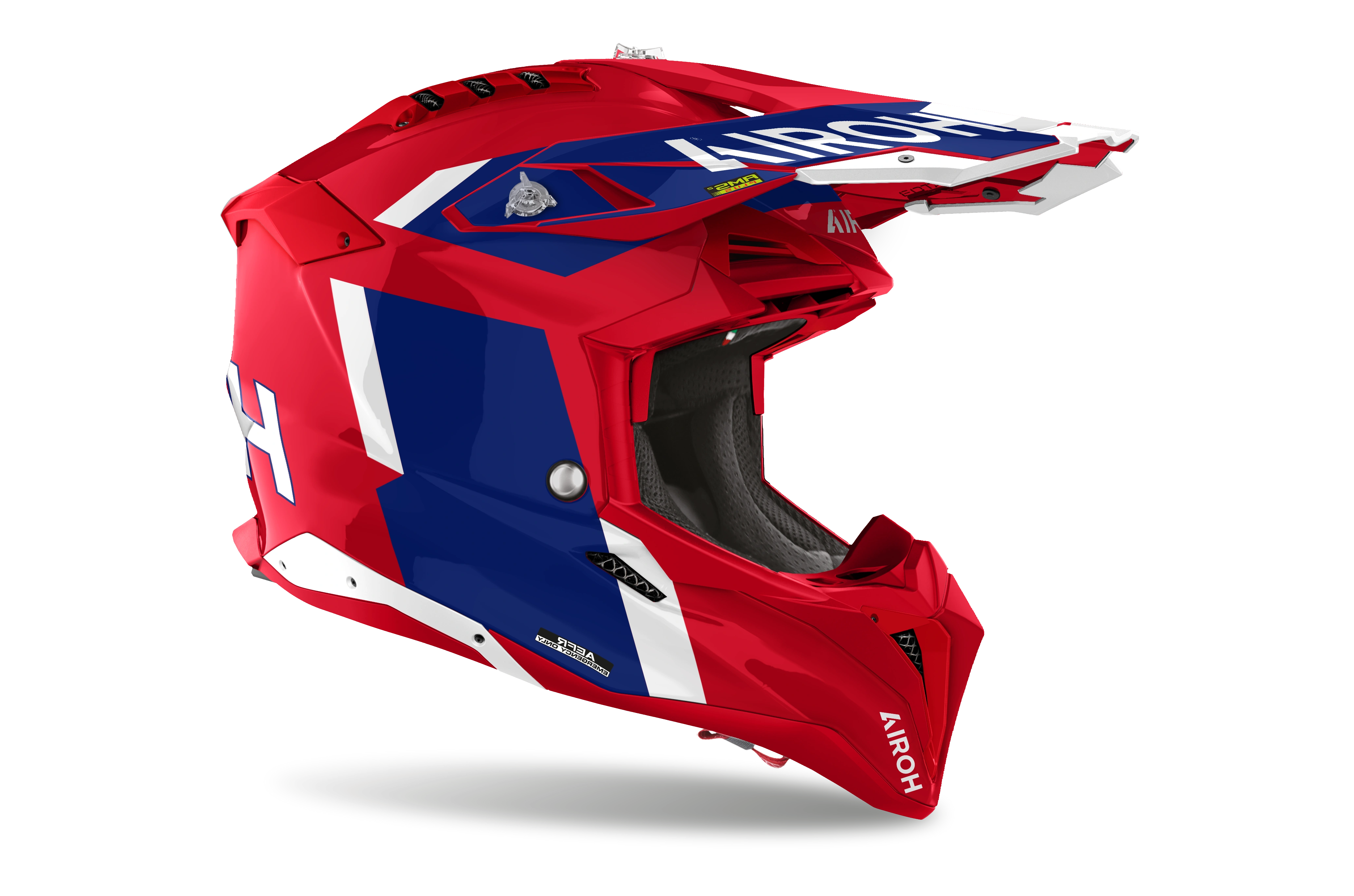 white, red, blue,